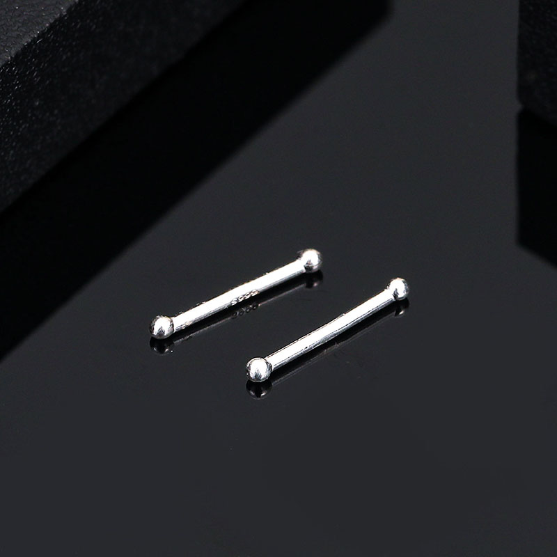 Fine Pin Ear Holes S9925 Silver Ear Bone Studs Vendors