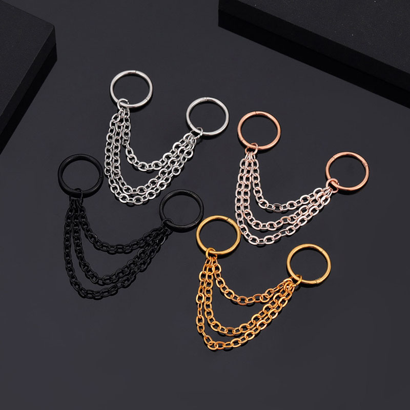 Ear Chains Earrings Seamless Ring Ear Bone Studs Supplier