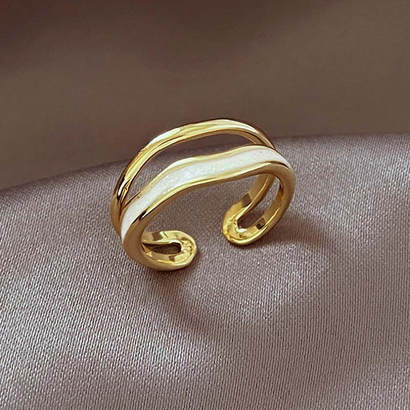 Quicksand Clouds Fashion Simple Open Ring Supplier