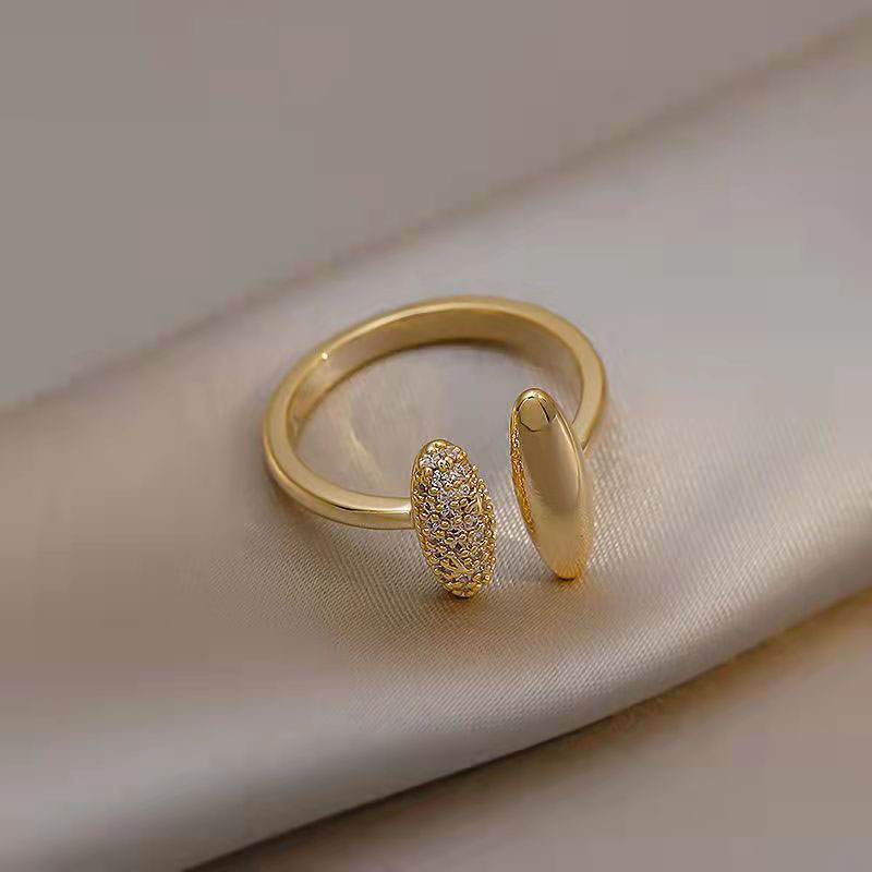 Copper Zirconia Light Luxury Fashion Open Ring Supplier
