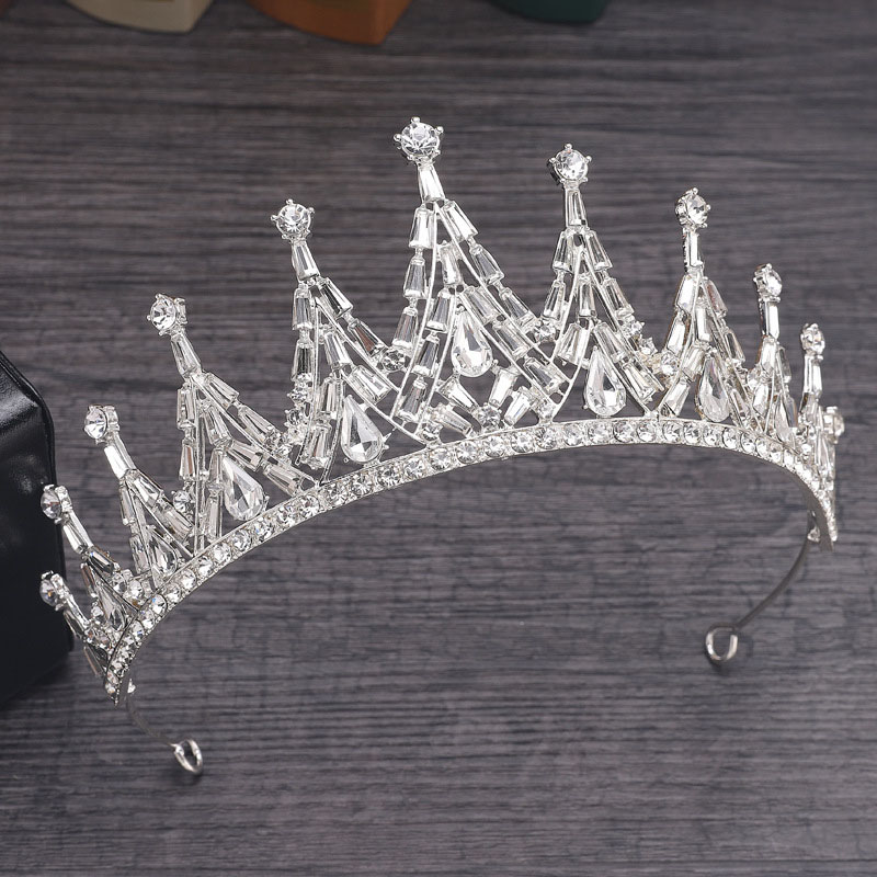 Wholesale Bridal Crown Korean Rhinestone Hair Ornaments