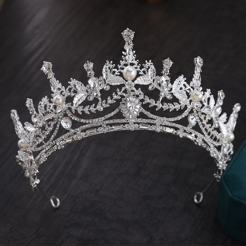 Bridal Crown Fashion Pearl Rhinestone Headdress Vendors