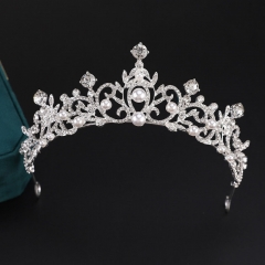Korean Style Bridal Crown Pearl Headpiece Vendors