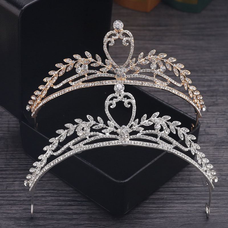 Bride White Crystal Crown Hair Band Supplier