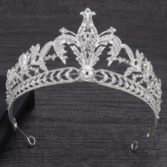 Bridal Hair Accessories Rhinestone Alloy Crown Vendors