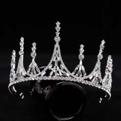 Wholesale Bridal Rhinestone Crystal Baroque Hair Band Crown