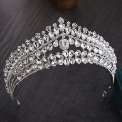 Korean Version Of The Bride Crown Crystal Tiara Supplier