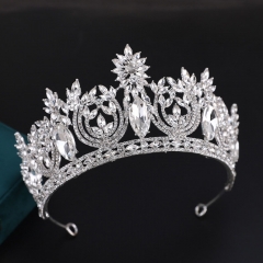 Luxury Bridal Crown Crystal Alloy Hair Band Vendors