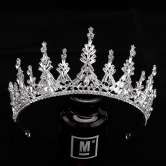 Bridal Crown Crystal Alloy Popular Rhinestone Hair Accessories Supplier