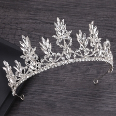 European-style Rhinestone Crystal Bridal Crown Supplier