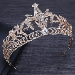 Bride Luxury Rhinestone Crown Hair Accessories Supplier