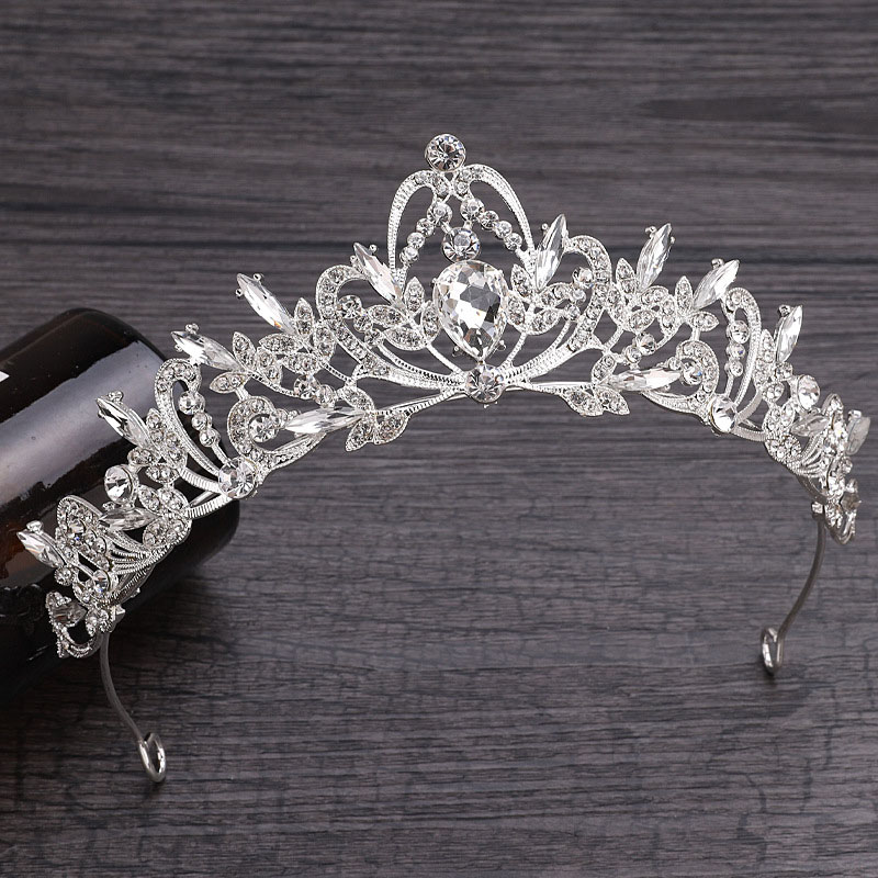 Bridal Crown Simple Crystal Headdress Rhinestone Hair Band Supplier