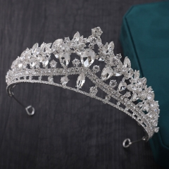 Bridal Crown Korean Crystal Luxury Headdress Supplier