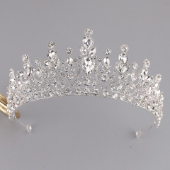 Bridal Korean Baroque Tiara Crystal Crown Vendors