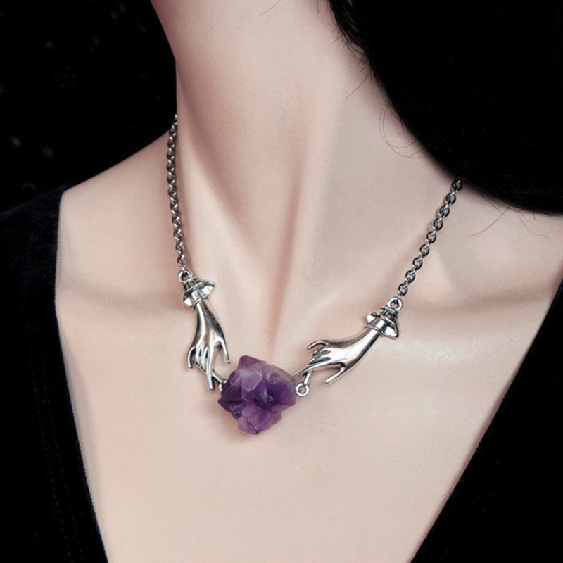 Fashion Amethyst Necklace Suppliers