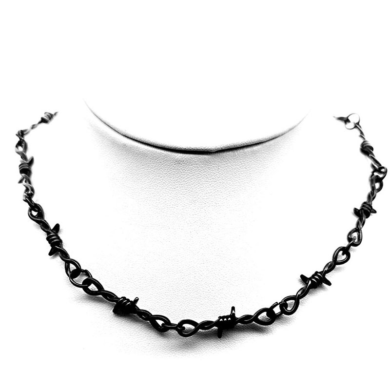 Black Thorn Hip Hop Pendant Necklace Suppliers