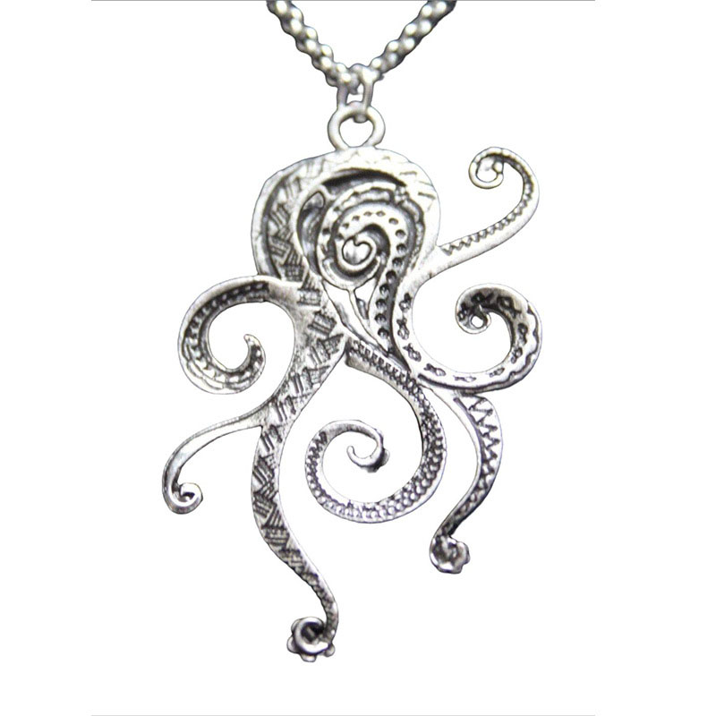 Cthulhu Octopus Pendant Stainless Steel Men's Hip Hop Necklace Distributor