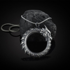 Articulated Snake Metal Dragon Pendant Hip Hop Punk Necklace Distributor