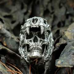 Skull Vintage Devil Skull Punk Finger Ring Manufacturer