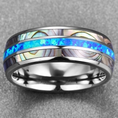Fashion Simple Inlaid Colored Shell Ring Manufacturer