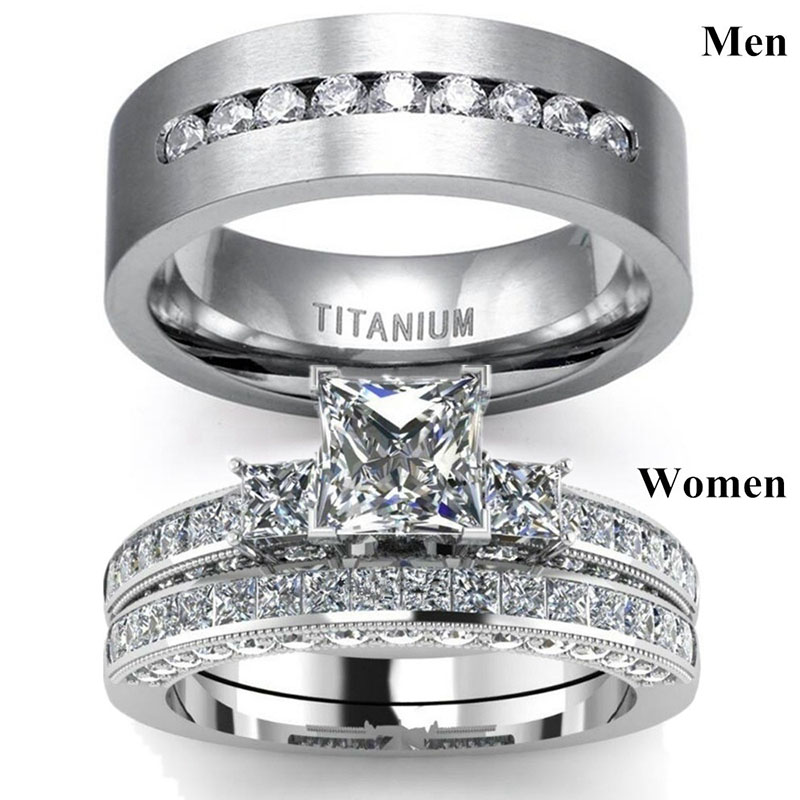 Crystal Diamond Ring Couple Ring Manufacturer