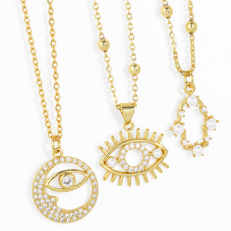 Devil's Eye Fashion Eye Pendant Necklace Collarbone Chain Manufacturers