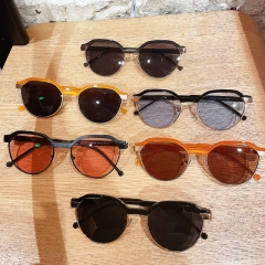 Retro Half-frame Fashion Korean Version Of The Personality Irregular Sunglasses Distributors