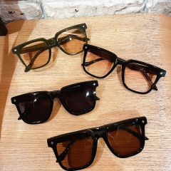 Wholesale Square Simple Large Frame Korean Version Of Anti-uv Sunglasses