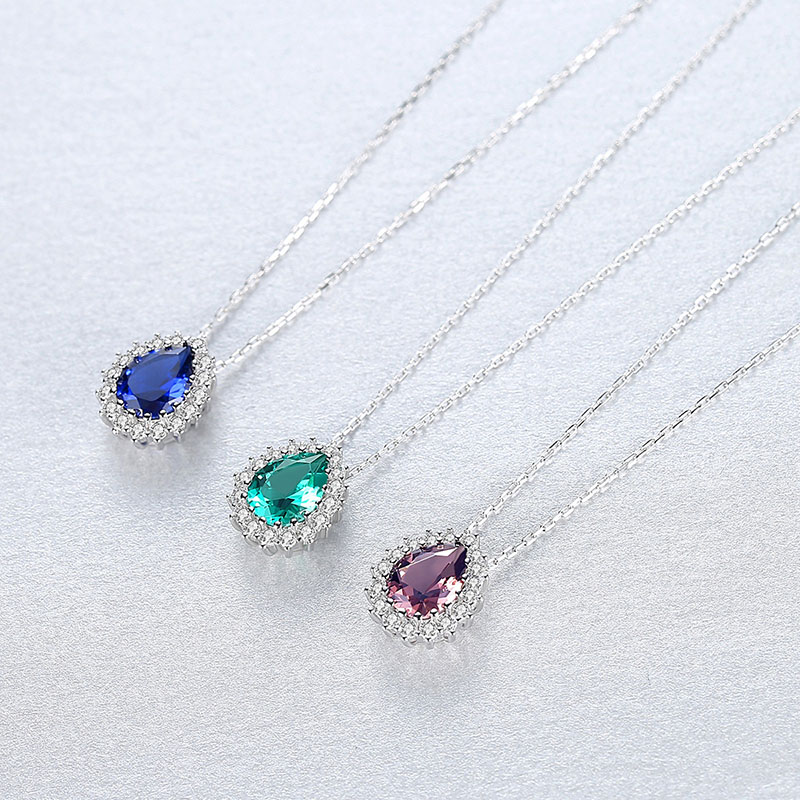 Wholesale S925 Diamond Studded Clavicle Pendant Necklace