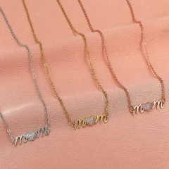 Mother's Day Necklace Letter Love Collarbone Chain Suppliers