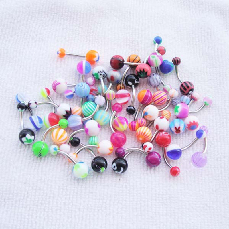 Uv Acrylic Navel Ring Navel Studs Suppliers