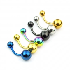 Stainless Steel Piercing Simple Belly Button Ring Suppliers