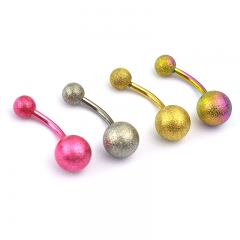 Stainless Steel Pierced Electroplated Yarn Navel Studs Suppliers