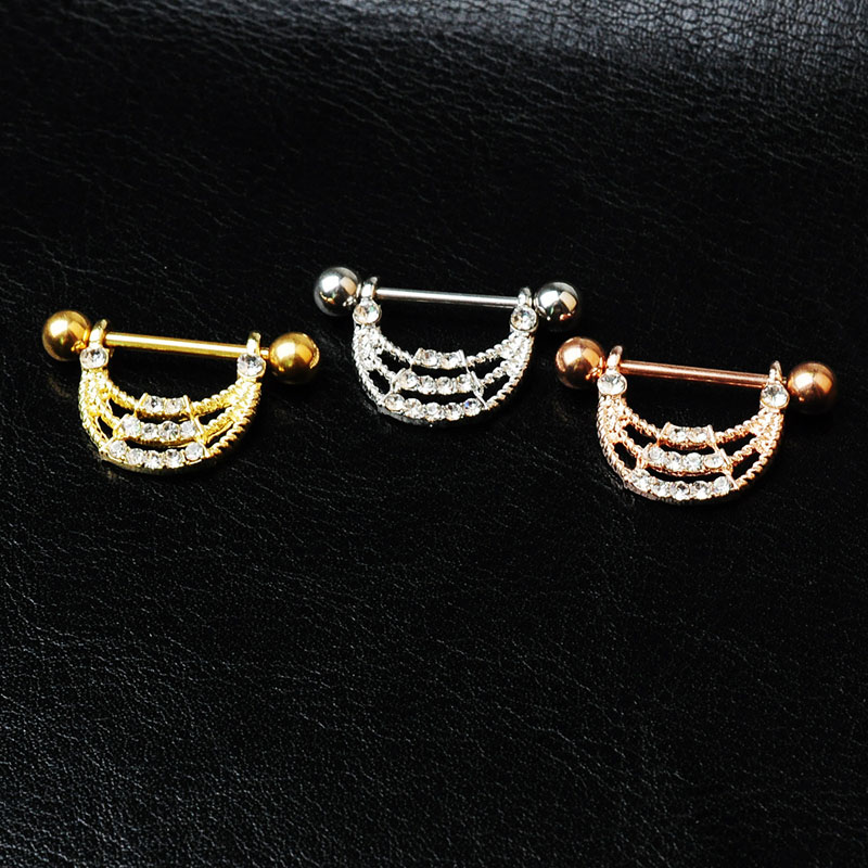 U-shaped Diamond Breast Ring Vendors