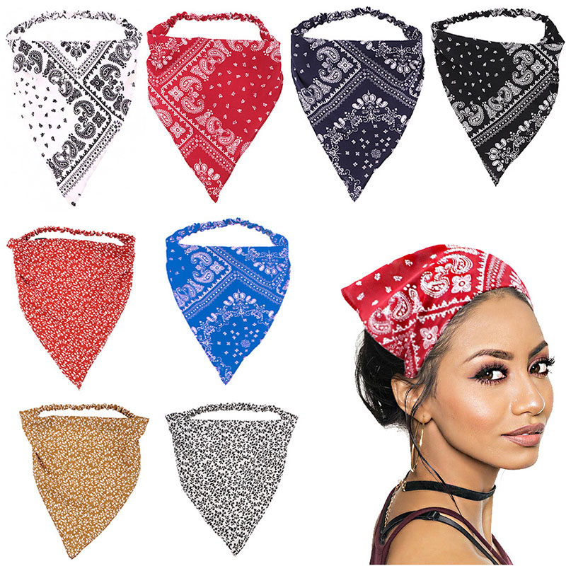 Beach Sun Protection Bohemian Fashion Cashew Triangle Hair Band Vendors