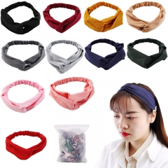 Multi-color Knitted Washboard Cross Hairband Vendors