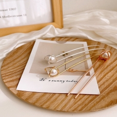Elegant And Delicate Pearl Alloy Everyday U-shaped Hair Clip Distributor