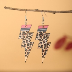 Pendientes De Relámpago Creativos Sentido De Diseño De Moda De Color Al Por Mayor