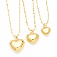 Wholesale Three-dimensional Glossy Love Necklace