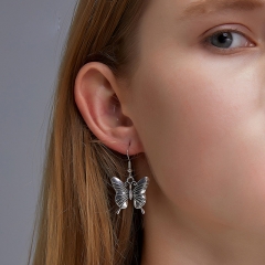 Pendientes De Cruz De Mariposa De Nube Retro Al Por Mayor
