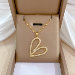 Collar De Diamantes De Banquete De Lujo De Amor Al Por Mayor