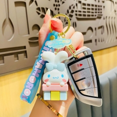Wholesale Creative Cute Big Ear Dog Birthday Doll Small Jewelry Car Keychain