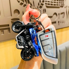 Wholesale Tide Cool Mini Harley Motorcycle Exquisite Car Keychain