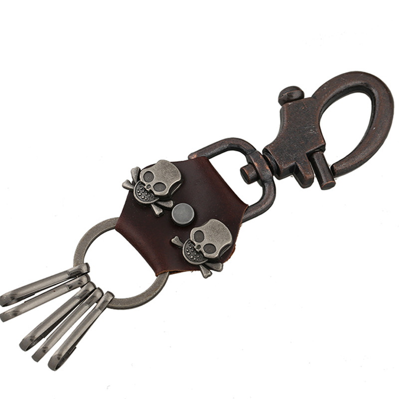 Wholesale Personalized Trend Cowhide Keychain