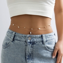 Beach Imitation Pearl Corn Grain Tassel Waist Chain Supplier