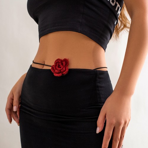 06 Waist Chain Wine Red 1424