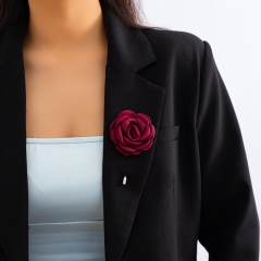 Wholesale Rose Camellia Anti-light Brooch