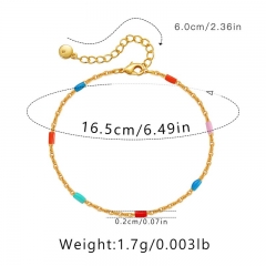 Pulsera De Oro Real De 18K De Latón A Juego De Color De Goteo Al Por Mayor