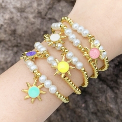 Wholesale Multicolor Oil Dropping Sun Bracelet