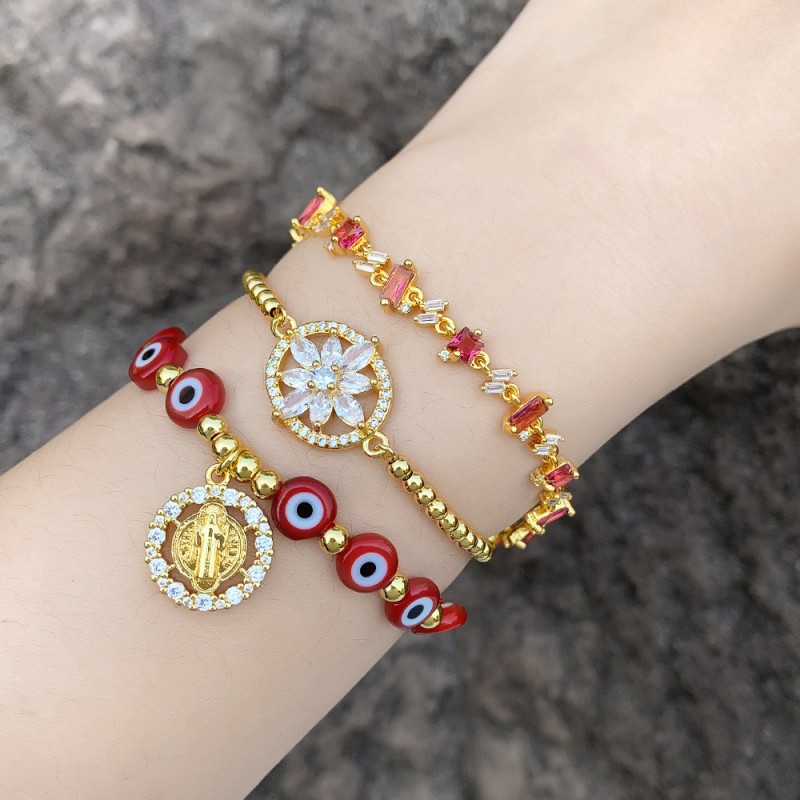 Wholesale Irregular Zircon Bracelet